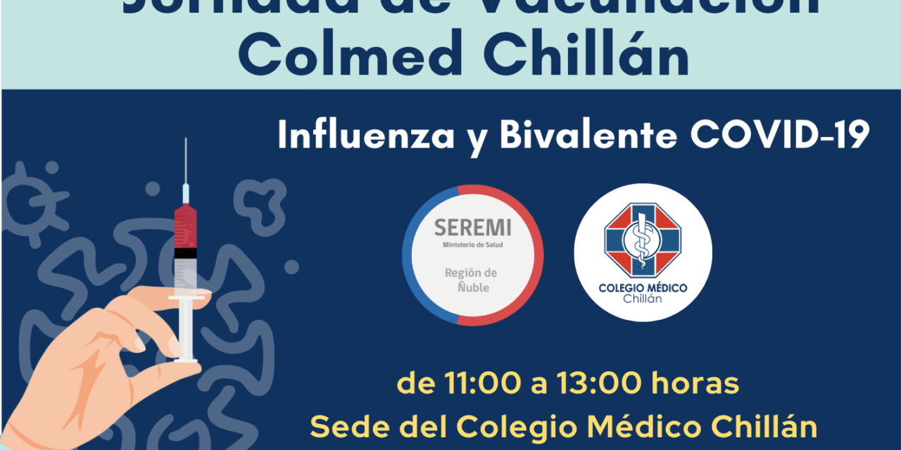 Jornada de Vacunación en Colmed Chillán Influenza y Bivalente COVID-19